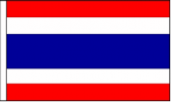 Thailand Hand Waving Flags